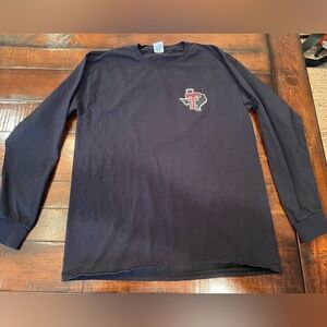 Texas Tech Black Long Sleeve T-Shirt
